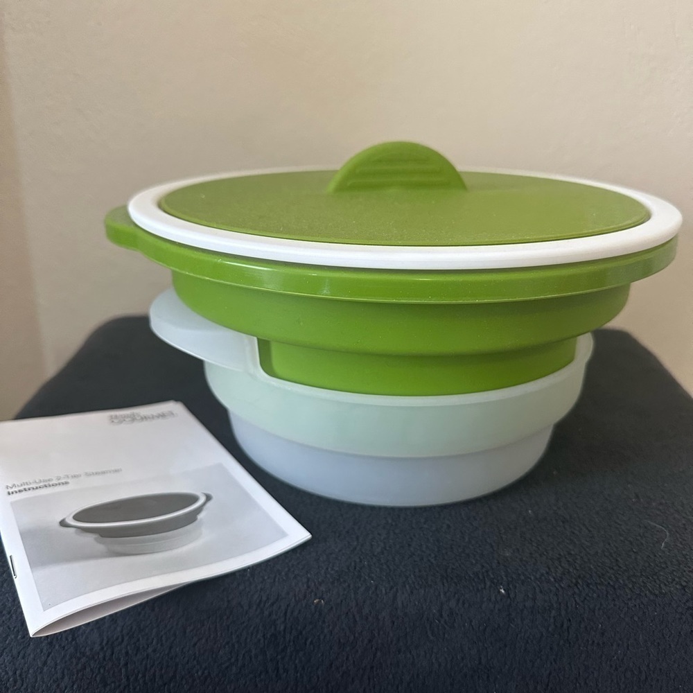 Handy Gourmet Multi-Use 2-Tier Steamer Brand New